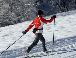  Cross -country skiing belle plagne